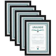 Ideal Trend Bilderrahmen schwarz 21x29,7 cm 5er Set