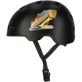 crazySAFETY Rampage Skateboard schwarz