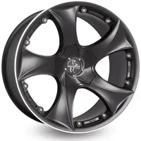 Keskin Tuning Keskin Wheels Kt9 Matt Black Lip Polish 9x20 ET 30 5/130 Alufelge Schwarz