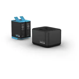 GoPro Dual Battery Charger und Enduro Batterie für Hero9/10, Ladegerät Akku, Black