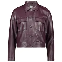 Betty & Co Lederjacke lila S (36)
