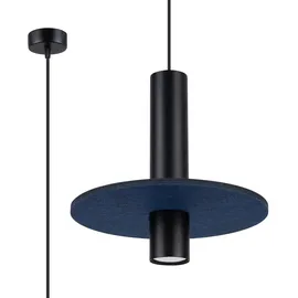 Sollux Lighting Pelta 1 1-flg. 30 cm Schwarz/Blau