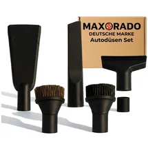 Maxorado Komfort Auto Staubsauger Düsen Set kompatibel mit Bosch Siemens Miele Kärcher Einhell Numatic Severin Dirt Devil Rowenta I 35mm / 32mm KFZ Ersatzteile Kit