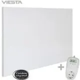 Viesta VIESTA® Infrarot Wandheizung mit Thermostat [inkl. TH10 Thermostat] – Infrarotheizung Wandmontage Heizkörper – Carbon Crystal Infrarotheizung – Paneel Badezimmer geeignet – (modell H500-500W)