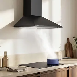 Ciarra Wandhaube 60 cm Schwarz