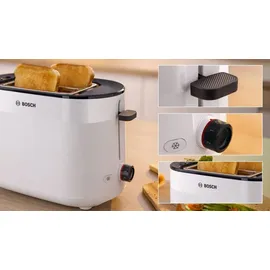 Bosch Kompakt-Toaster Weiß
