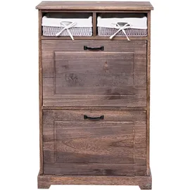 Mendler HWC-H19 100 x 60 x 24 cm braun / braun