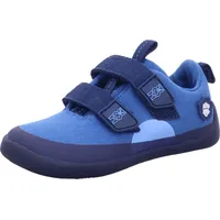 Affenzahn Barfußschuh Baumwolle Lucky Bär blau 32