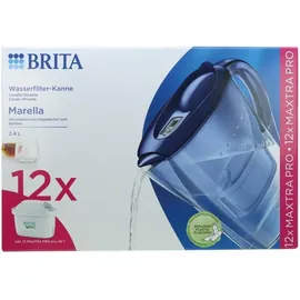 Brita Marella blau 2,4 l + 12 Maxtra Pro Kartuschen