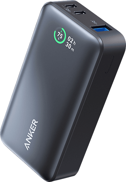 ANKER 533 PowerCore mit Power Delivery Technologie (PD 30Wmax. Leistung) Powerbank 10000 mAh Schwarz