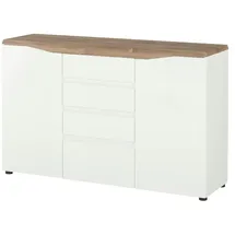 Sconto Kommode 140 x 88 x 40 cm Weiß