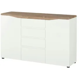 Sconto Kommode 140 x 88 x 40 cm Weiß