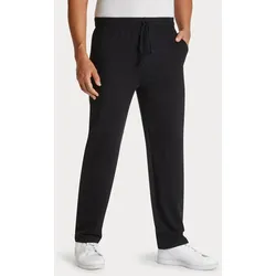 Sweathose KANGAROOS, Herren, Gr. 44/46 (S), N-Gr, schwarz, Sweatware, Obermaterial: 60% Baumwolle, 40% Polyester, unifarben, Basic, lässig geschnitten lang, Hosen, Jogginghose in legerer Weite