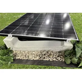 Kann Solarmodulhalter 80 x 11,3-25,4 x 12 cm grau