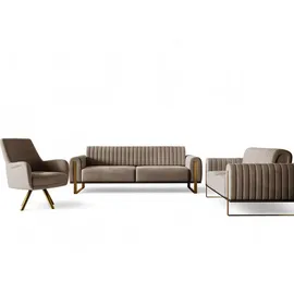 Fun Möbel Sofaset Valerie 3-2 Und Drehsessel