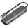 AISENS ASUC-7P026-GR USB-C Dockingstation + USB Hub, Grau