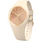 ICE-Watch Ice Champagne Almond Cappuccino - Beige Damenuhr Silikonarmband - 025928 (Small 37mm)