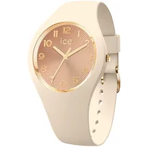 ICE-Watch Ice Champagne Almond Cappuccino - Beige Damenuhr Silikonarmband - 025928 (Small 37mm)