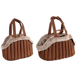 Karlie Flamingo Tuke Tasche 41x28x30cm – Brown – 41 x 28 x 30 cm