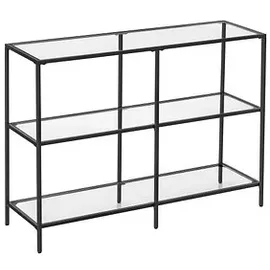 VASAGLE Konsolentisch 100 x 73 x 30 cm schwarz