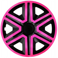 Radzierblende Action schwarz/pink 16 Zoll 4er Set