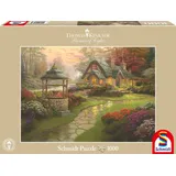 Schmidt Spiele Thomas Kinkade Haus mit Brunnen (58463)