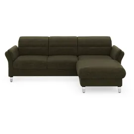sit&more Eckcouch Federkern 3-Sitzer Grün