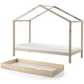 others Hausbett Kapua 90 x 200 cm Massivholz natur beige