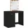 vidaXL vidaXL, Schminktisch, mit LED-Leuchten Schwarz 90x42x132,5 cm)