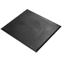 COBA Europe Arbeitsplatzmatte Gummi 0,7m x 0,8m schwarz