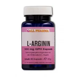 GPH L-Arginin 500mg Kapseln 60 Stück