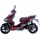 GT UNION Striker 50 ccm 2,5 PS 25 km/h schwarz/rot