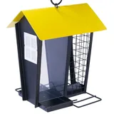 Nobby Futterhaus LAJA schwarz 17 x 16 x 21 cm