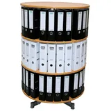 REEF Ordnerdrehsäule 123 cm Braun 24 St.
