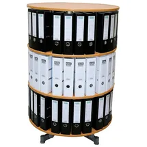 REEF Ordnerdrehsäule 123 cm Braun 24 St.
