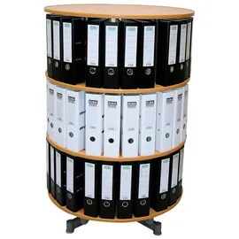 REEF Ordnerdrehsäule 123 cm Braun 24 St.