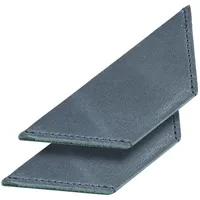 Londo handgefertigtes dreieckiges Lesezeichen aus echtem Leder (2er-Set)