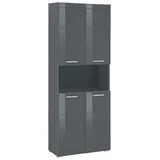 WELLTIME Hochschrank Avena 73 x 31 x 190 cm Grau