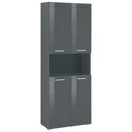 WELLTIME Hochschrank Avena 73 x 31 x 190 cm Grau