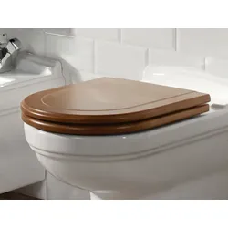 Villeroy & Boch Hommage WC-Sitz Nußbaum gebeizt für Kombination
