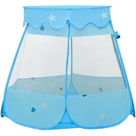 vidaXL Kinder-Spielzelt mit 250 Bällen Blau 102x102x82 cm