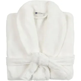 Good Morning Bademantel GOOD MORNING "Good morning Bathrobe uni" Gr. M, weiß, L:115cm, Kunstfaser, Hausmäntel, Bademantel, Schalkragen, Gürtel, Taschen, Damen & Herren, Velours, Glanz