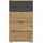 Rauch Apollon 40 x 81 x 42 cm Braun / Schwarz