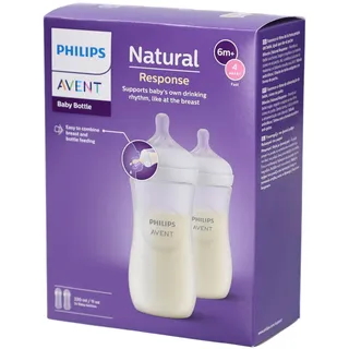 Philips Avent Natural Response Babyflasche 330ml, schnelle Durchflussrate - SCY906/02