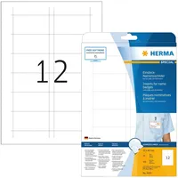 Herma 9010 Einsteckschilder 75 x 40 mm weiß Karton,