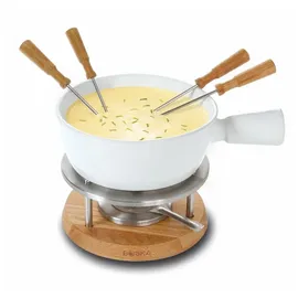 Boska Fondueset Bianco - Käsefondue - Fondue - Fondue topf aus Edelstahl - Inhalt 1,3 L - Geeignet für Käsefondue