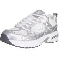 Karl Kani Women Prime Runner Sneaker Trainer Schuhe (Grey, EU Schuhgrößensystem, Erwachsene, Numerisch, M, 41) - 41 EU