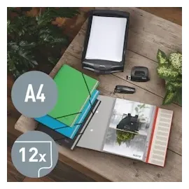 Leitz Ordnungsmappe recycle 3915 12 Fächer rot,