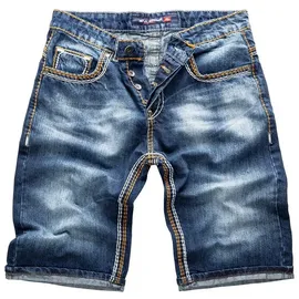 Rock Creek Shorts Jeansshorts dicke Naht Regular Fit