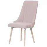 Xlmoebel Esszimmerstuhl Cloud Lounge Stuhl mit gepolsterter Sitzfläche in modernem Design, Hergestellt in Europa rosa